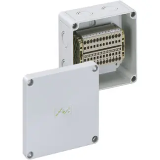 SPELSBERG 61001201 Krabice IP54 s řadovými svorkami RK 4/12 SL - 12 x 4 mm² 130x130x75mm,šedá Velkoobchod