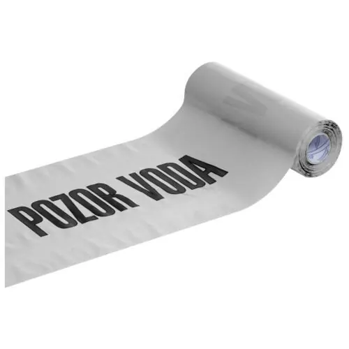 ANTICOR - Výstražná fólie 614 bílá 300x100x0,08 "POZOR VODA" *667 Pouze Dnes