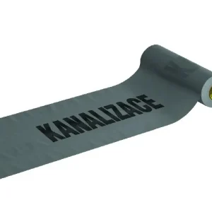 ANTICOR - Výstražná fólie 619 šedá 300x100x0,08 "KANALIZACE" *1626 Poslední Šance