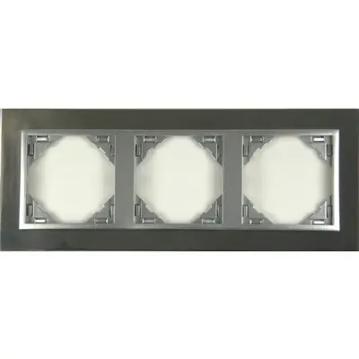 Must-Have ELKO-EP 90930 TIA LOGUS90 90930 TIA - inox / hliníková 3 rámeček, METALLO (kov)