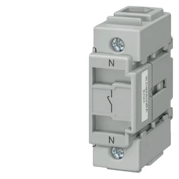 Jen Po Omezenou Doba SIEMENS 3LD9250-0BA Neutral conductor, leading switching for Front mounting, Up to 63 A