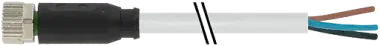 MURR 7000-12221-2140500 M12 F přímý / volný konec PVC, šedý, délka 5,0m Akce