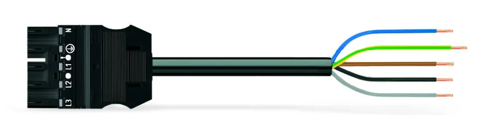 Top Prodej WAGO 771-9995/207-201 Konektor s kabelem H05VV-F 5G 2.5 mm2 2 m