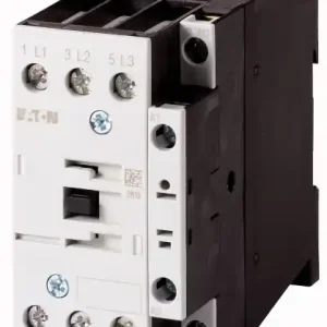 Ruční Výroba EATON 189910 DILM17-10-EA(RDC24) Výkonový stykač 18A/7,5kW AC-3, 40A AC-1, 3pól + 1ZAP, Uc=24V DC