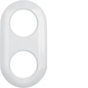 BERKER 138129 Rámeček 2-násobný, Serie 1930, bílá, lesk Ruční Výroba