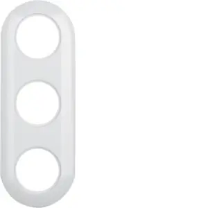 BERKER 138139 Rámeček 3-násobný, Serie 1930, bílá, lesk Nejlepší Cena