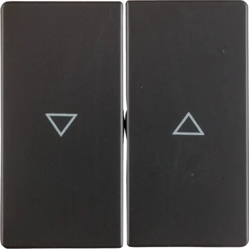 Akční Nabídka BERKER 16256086 Kolébka s potiskem šipky, dělená, Berker Q.x, antracit, sametová