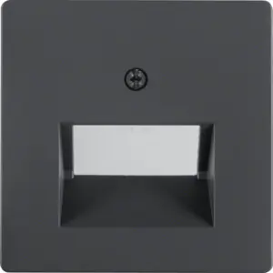 Originální BERKER 14096086 Centrální díl pro zásuvku datovou 2x RJ45, šikmá, Berker Q.x, antracit