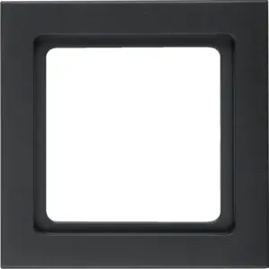 Nízká Cena BERKER 10116096 Rámeček 1-násobný, Berker Q.3, antracit, sametová