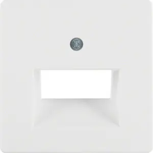 BERKER 14096089 Centrální díl pro zásuvku datovou 2x RJ45, šikmá, Berker Q.x, bílá Sleva