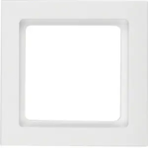 BERKER 10116099 Rámeček 1-násobný, Berker Q.3, bílá, sametová Bezpečná Platba