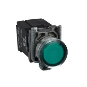 Nová Kolekce SCHNEIDER XB4BW3345 Ovládač stiskací prosvětl., lícující, 1 Z + 1 V, 230...240V, zelený