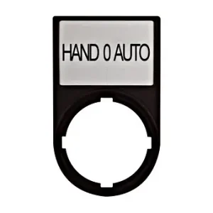 Must-Have SCHRACK MM216493-- Štítek + nosič, "HAND 0 AUTO"