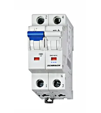 SCHRACK BM018616-- Jistič B16/1N, charakteristika B, 1+N, 10 kA Limitovaná Edice