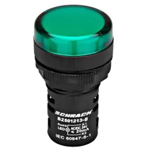 SCHRACK BZ501213-B LED signálka monoblok 24V-AC/DC, zelená Značkový