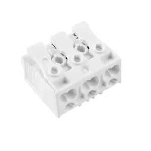 ELECTRO TERMINAL 88167527 Svorkovnice SLK 3/3 (bez potisku) pro svítidla, bezšroubová, PC, bílá Sleva