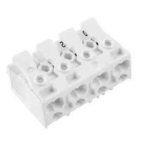 ELECTRO TERMINAL 88714701 Svorkovnice SLK 3/4 (bez potisku) pro svítidla, bezšroubová, PC, bílá Omezená Nabídka