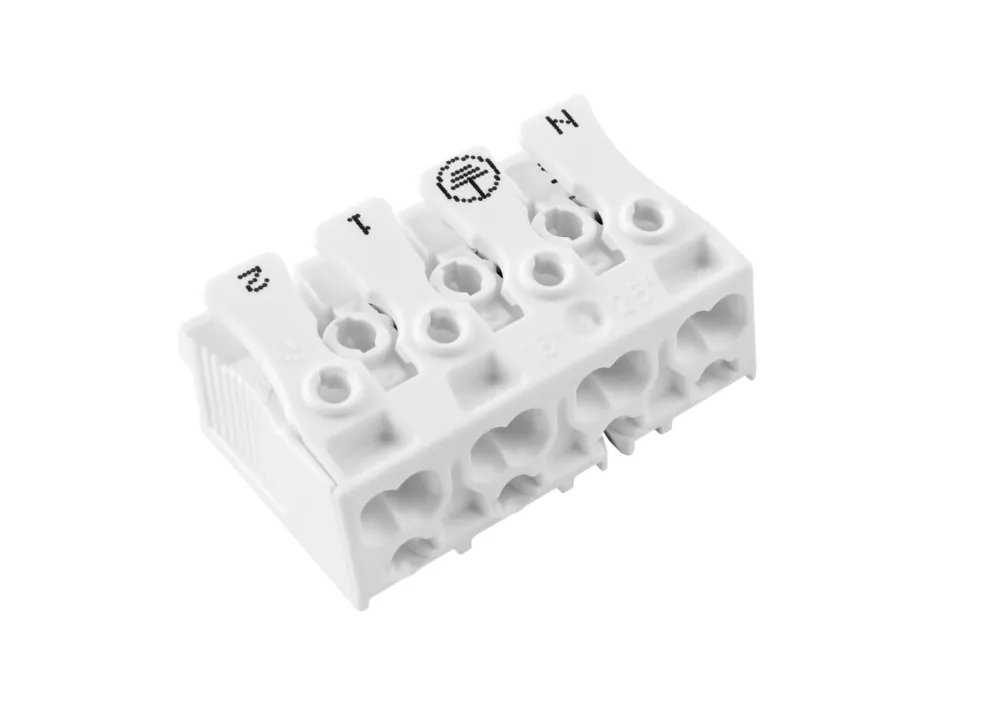 Speciální Cena ELECTRO TERMINAL 88167530 Svorkovnice SLK 3/4 E-PIEC (N-E-1-2) pro svítidla, bezšroubová, PC, bílá