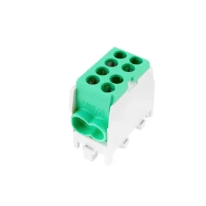 POLLMANN 2080138 Svorkovnice rozbočovací HLAK 25 1/2 M2, 100A, 1pól., AL/CU, IP20, zelená, na DIN Trendový