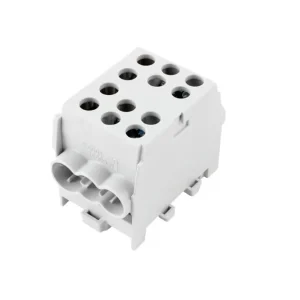 Horká Nabídka POLLMANN 2080178 Svorkovnice rozbočovací HLAK 35-1/4 M2 GR, 125A, 1pól., AL/CU, IP20, šedá, na DIN