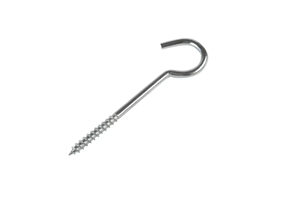 POLLMANN 1901404 Stropní háček DH 3,8x80, závěsný, samořezný vrut Dokud Zásoby Vydrží