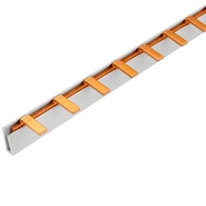 POLLMANN 2225101 Propojovací lišta S-1L-1000/25 ISO, kolík (jazýček), 1pól., 100A, rozteč 17,8mm Časově Omezené