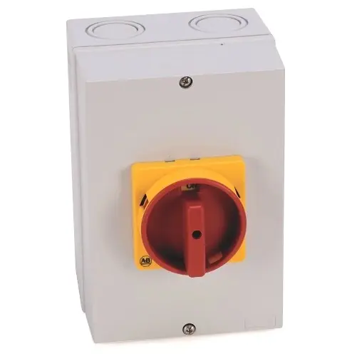 ALLEN BRADLEY 194E-Y32-1753-6N Hlavní vypínač 32A 3p s červeným madlem Bezpečná Platba