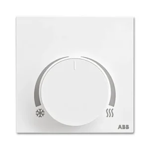 Cenově Výhodný ABB 2CKA006134A0346 KNX ClimaECO Prostorový termostat pro fan-coily; studio bílá