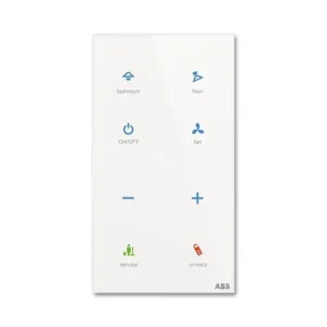 ABB 2CKA006300A1545 KNX Tacteo prvek ovládací dotykový 4násobný s termostatem, 86x157 Akční Cena