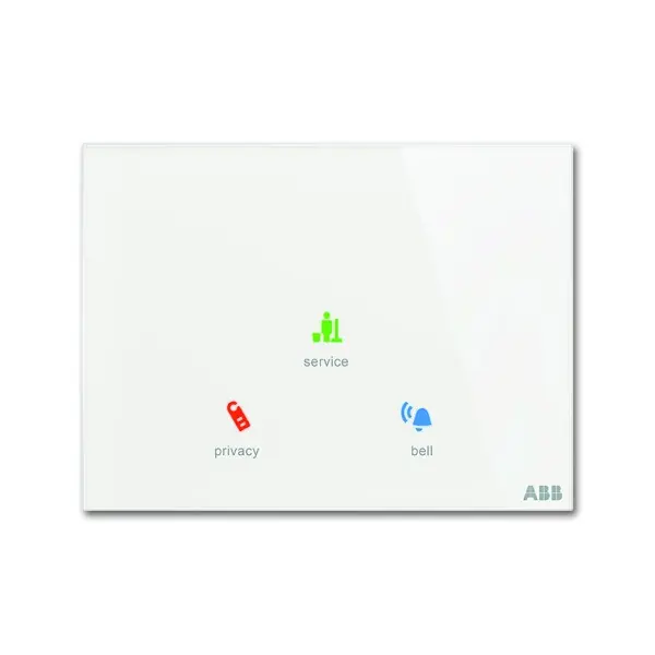 Top Prodej ABB 2CKA006300A1597 KNX Tacteo ovladač hotelový vnější bez čtečky karet, 115x86