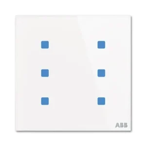 ABB 2CKA006300A1602 KNX Tacteo prvek ovládací dotykový 6násobný, 86x86 Akční Cena