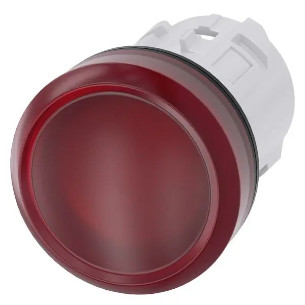 SIEMENS 3SU1001-6AA20-0AA0 Indicator lights, 22 mm, round, plastic, red, lens, smooth Must-Have