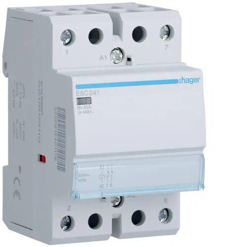 Značkový HAGER ESC241 Stykač 40A, 2R, 230V AC