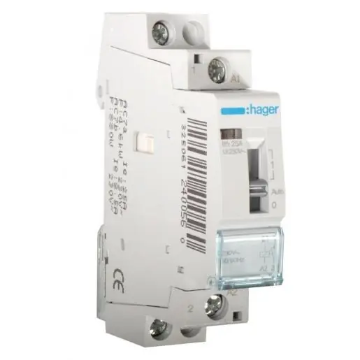 HAGER ESD125S Stykač se sníženou hlučností 25A, 1S, 24V AC Novinka