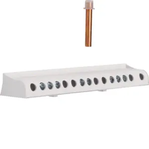 Trendový HAGER KJ12NB Přídavná nulová svorkovnice 125A - 12 x přípojný bod