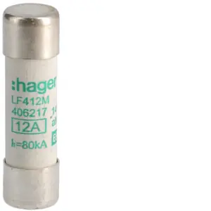 Doprava Zdarma HAGER LF412M Pojistka válcová, velikost 14x51, 12A aM, 690V AC