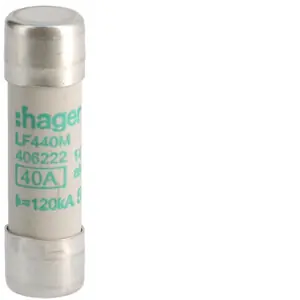 Výprodej HAGER LF440M Pojistka válcová, velikost 14x51, 40A aM, 500V AC