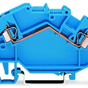 WAGO 780-604 2-vodič. průch. řad. svorka suitable for Ex i applications, modrá Značkový