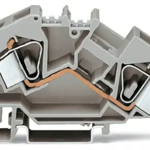 WAGO 783-601 2-vodič. průch. řad. svorka šedá Luxusní