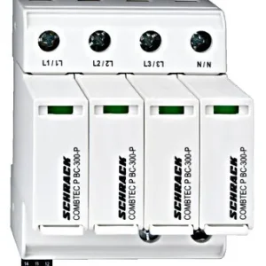 Exkluzivní SCHRACK IS211245-A  Svodič přepětí zásuvný,4+0 TNS,TI+II(B+C)300V,Iimp 12,5kA pk