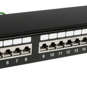 Expresní Doručení SOLARIX 24200124 SX24-6-STP-BK Patch panel 24 x RJ45 CAT6 STP černý 1U