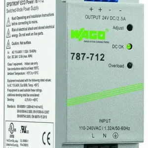 WAGO 787-712 EPSITRON® ECO Power 24V 2,5A Omezená Nabídka
