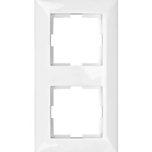 Nejlepší Volba SCHRACK EV105002-- Rámeček dvojnásobný, bílá barva