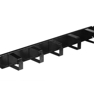 SOLARIX 80191061 VP-05-2-00-B Vyvazovací panel 19" 2U BK ocelový Přímo Od Výrobce