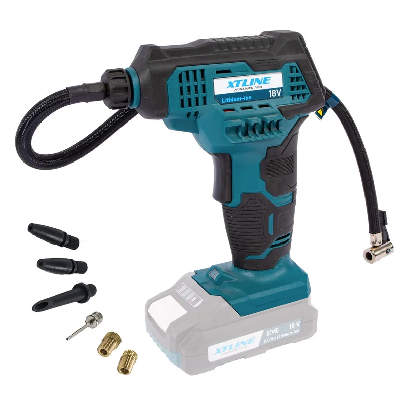 XTLINE XT102775 Aku kompresor 18V, bez baterie Oblíbený