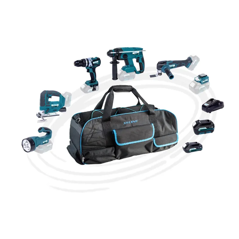 Ruční Výroba XTLINE XT102610 Sada aku nářadí 18V 10dilů „SET 2 “