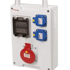 Zlevněný FAMATEL eb160 EB 201000.0 /4M  Zás.skříň s držadlem easyBox IP44 jištěná bez chrániče