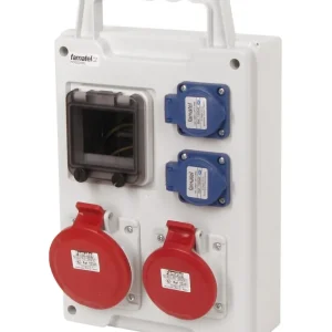 FAMATEL eb380 EB 201010.V /4M  Zás.skříň easyBox IP44 pouze vydrátovaná, přenosná (držad Horká Nabídka