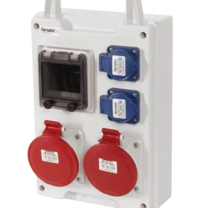 FAMATEL eb415 EB 200020.V /4M  Zás.skříň easyBox IP44 pouze vydrátovaná, přenosná (držad Pouze Dnes