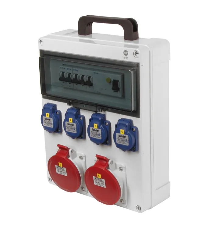 FAMATEL fb112805-6kA ZSF40002000.1 /5813 Zás.skříň IP44 jištěná s chráničem 40/4/003, p Koupit Online